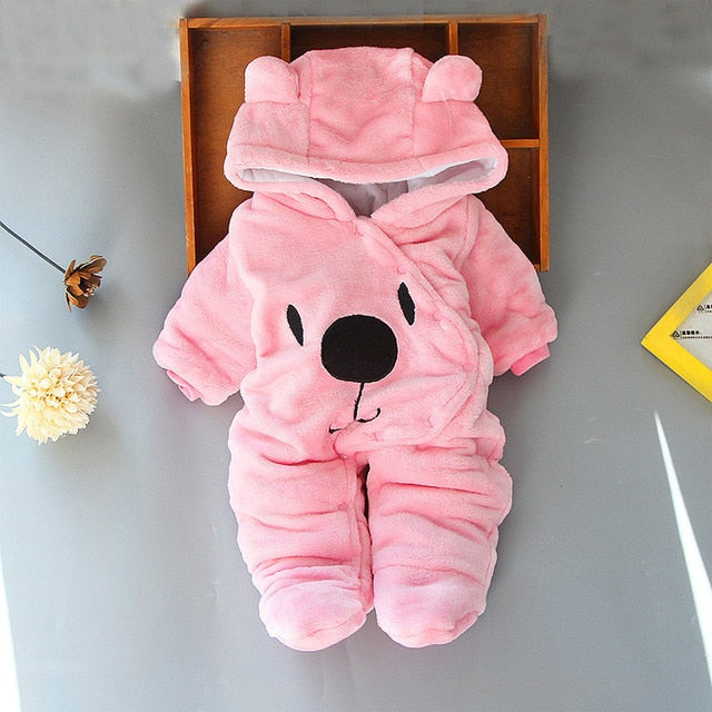 Baby Winter Overall mit Kapuze