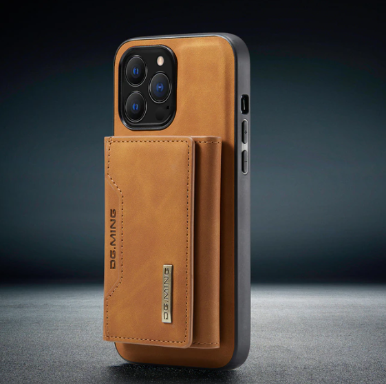 2-in-1 magnetisches Lederhülle für das iPhone 12 13 14 15 Pro Max