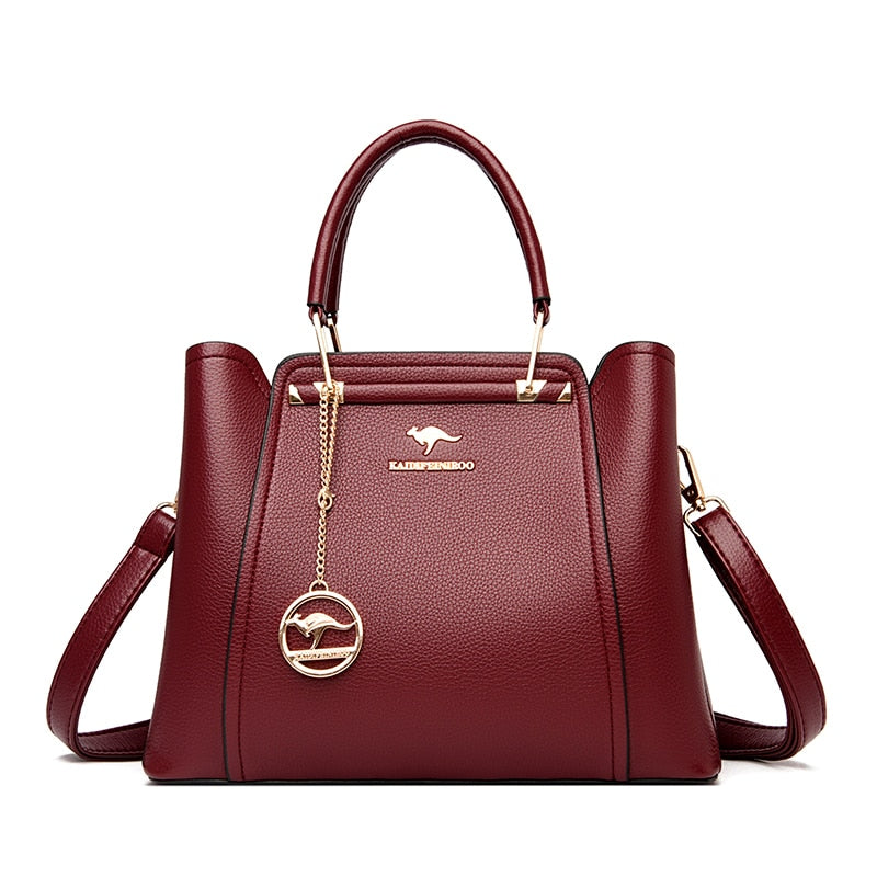 Klassische Ledertasche für Damen