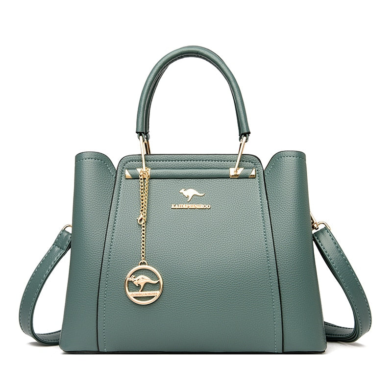 Klassische Ledertasche für Damen