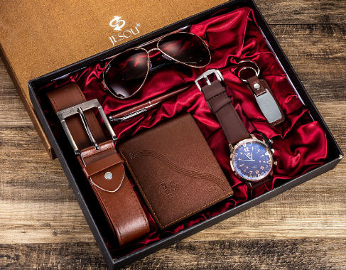 Set de regalo de lujo 6 en 1 para hombre