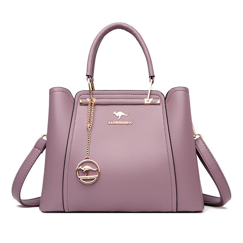 Klassische Ledertasche für Damen
