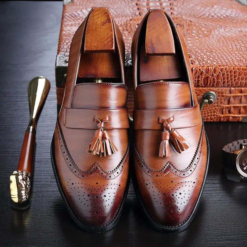 Klassische Lederschuhe für Herren
