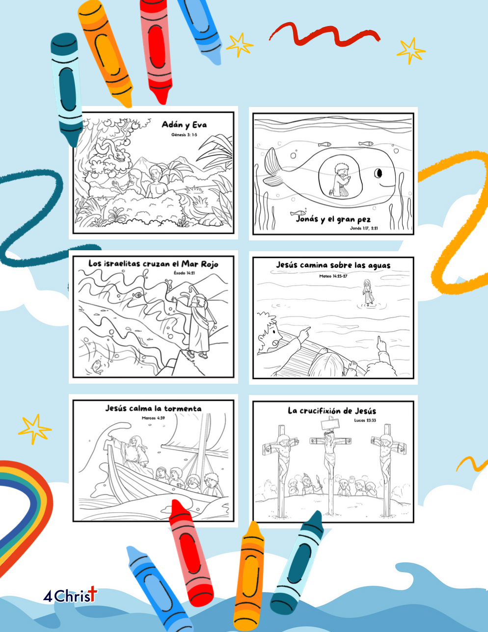 La Biblia Libro de Colorear para Niños