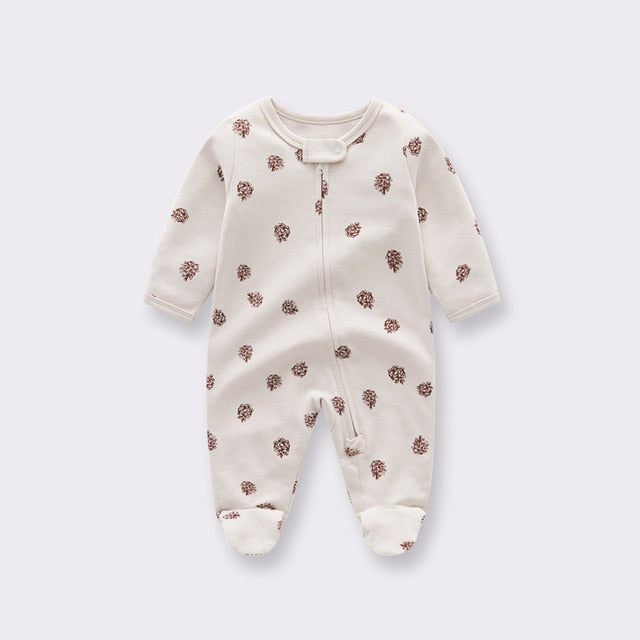 Gestrickter Baby-Footie-Overall