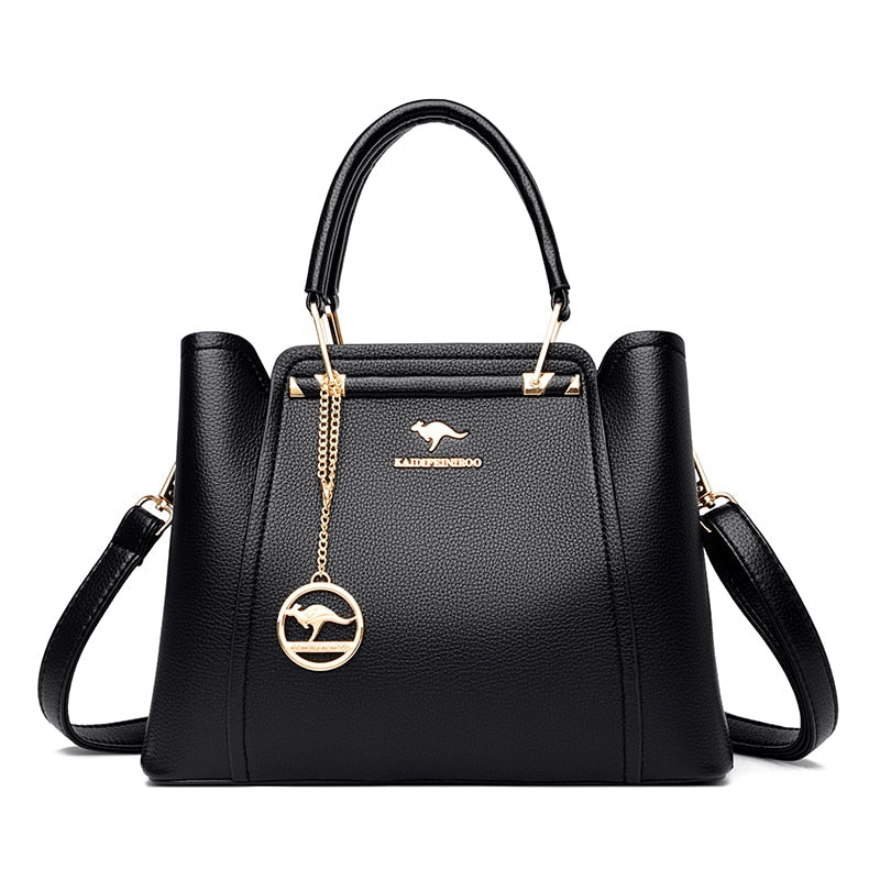 Klassische Ledertasche für Damen