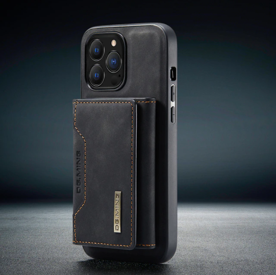 2-in-1 magnetisches Lederhülle für das iPhone 12 13 14 15 Pro Max