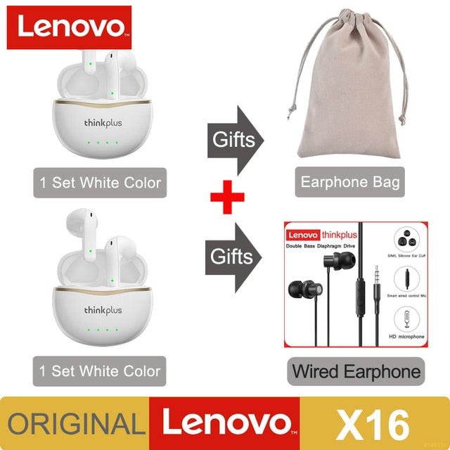 Lenovo - Bluetooth 5.2 TWS-Kopfhörer
