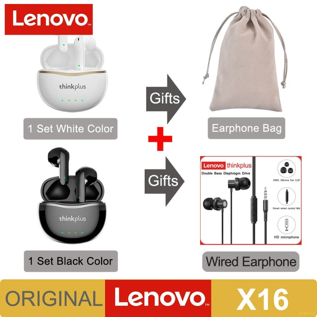 Lenovo - Bluetooth 5.2 TWS-Kopfhörer