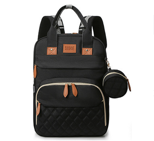 Wickelrucksack mit Multifunktions-Babytaschen für Eltern