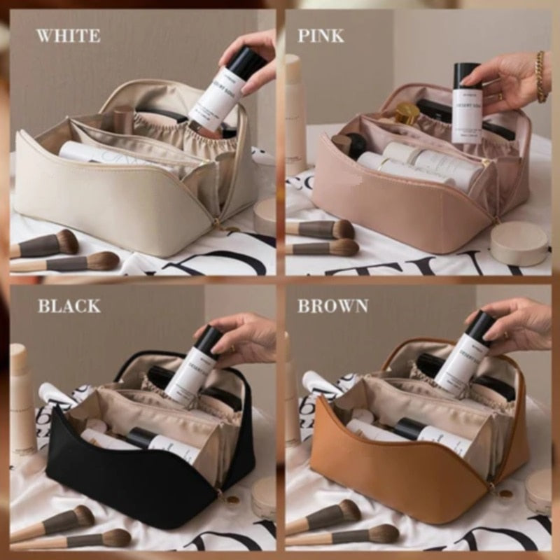 Make-up-Ledertasche