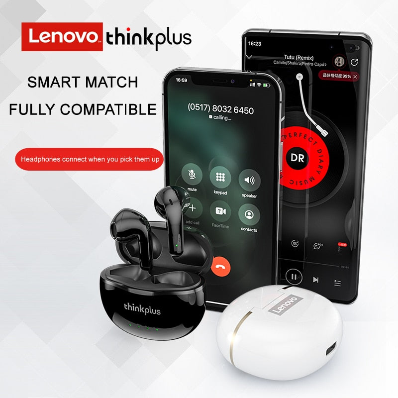 Lenovo - Bluetooth 5.2 TWS-Kopfhörer