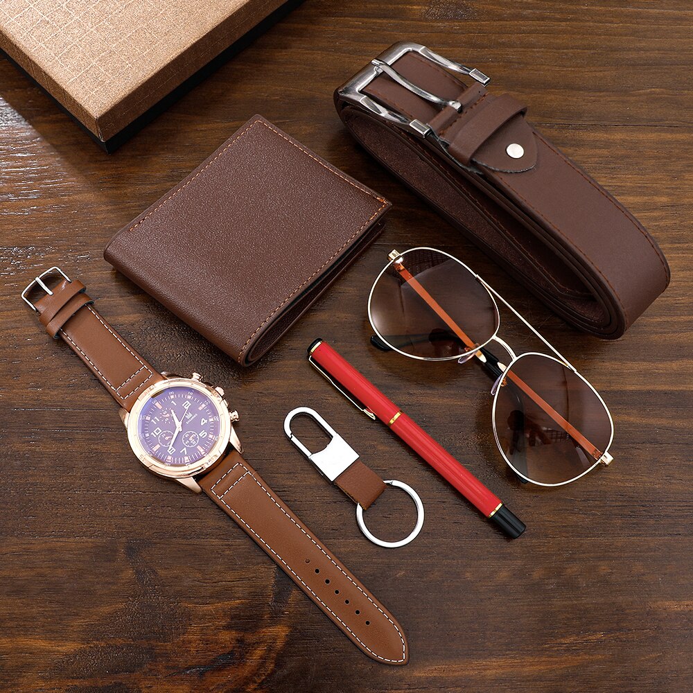 Set de regalo de lujo 6 en 1 para hombre