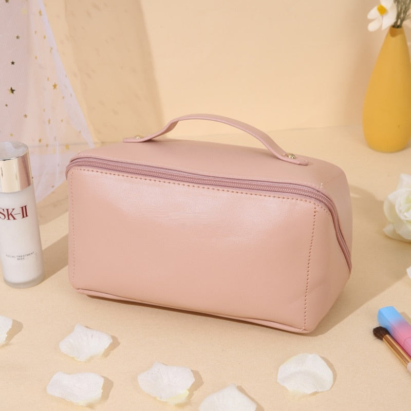 Make-up-Ledertasche
