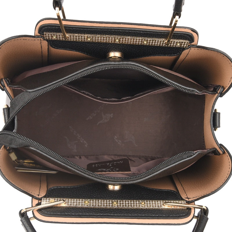 Klassische Ledertasche für Damen