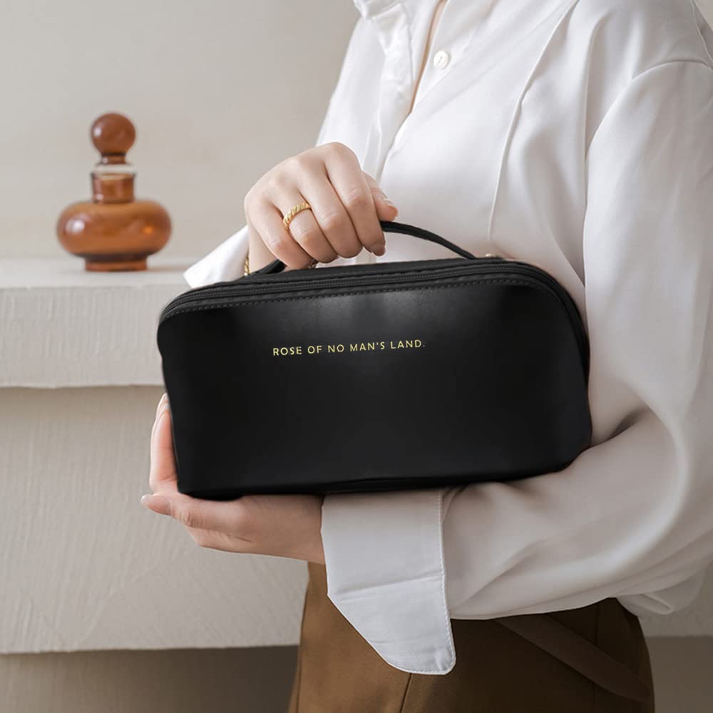 Reisekosmetiktasche aus Leder
