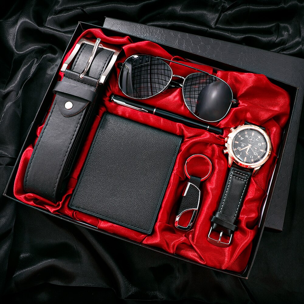 Set de regalo de lujo 6 en 1 para hombre