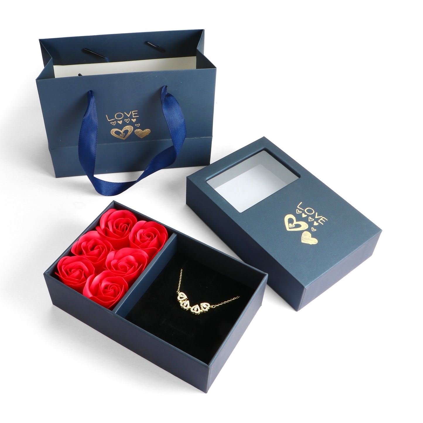 Detachable four leaf clover necklace