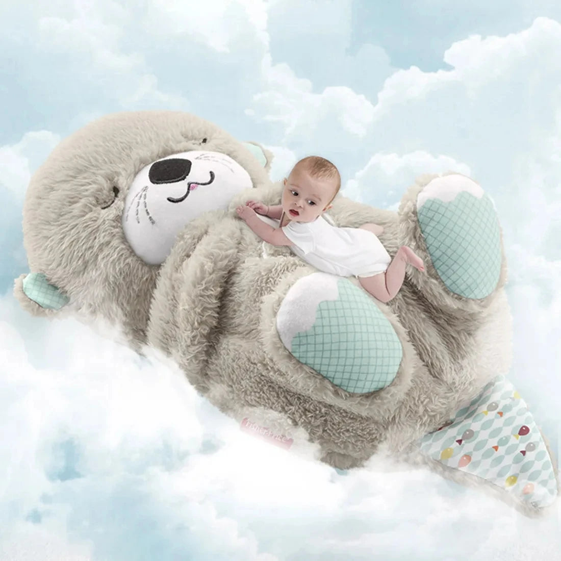 Schlummer-Otter, Plüsch-Tier Baby, Spieluhr, Kuscheltier