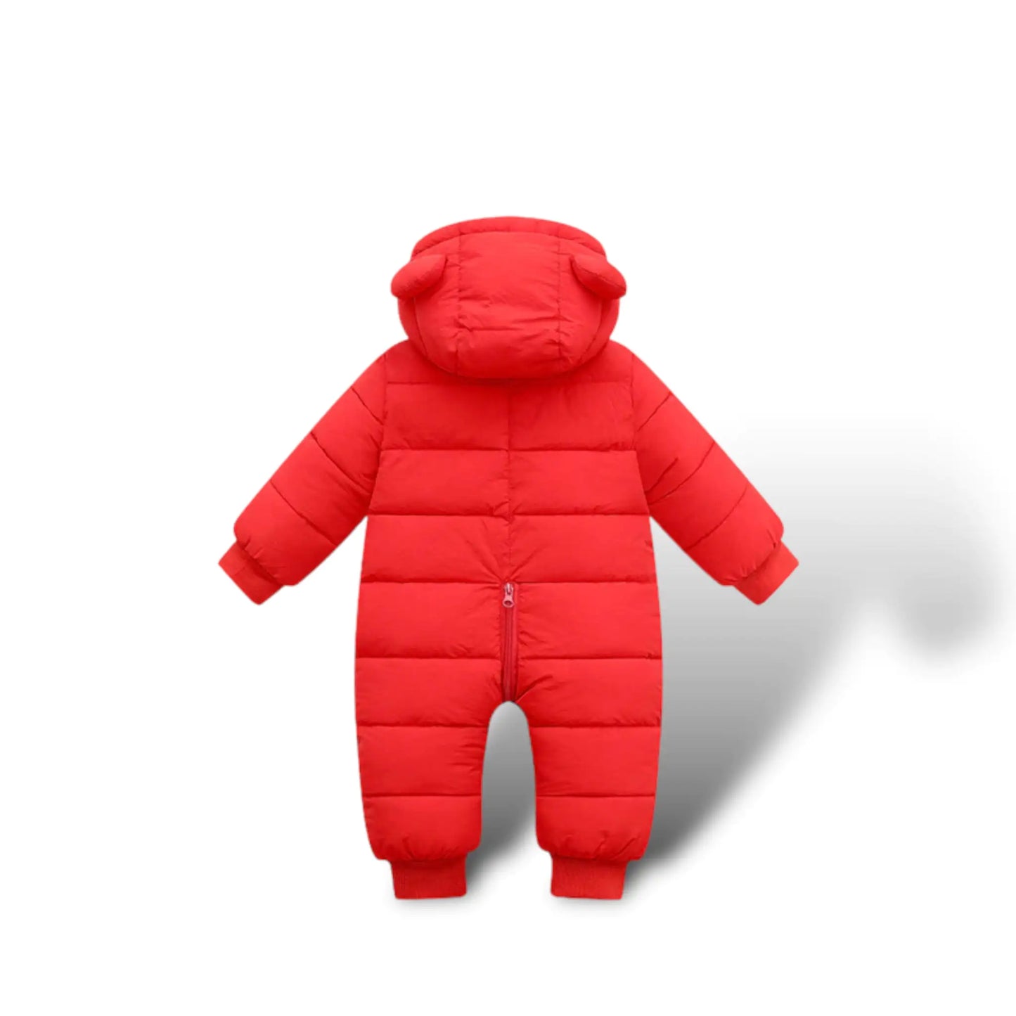 Baby Winter Overall mit Kapuze, Strampler Schneeanzug