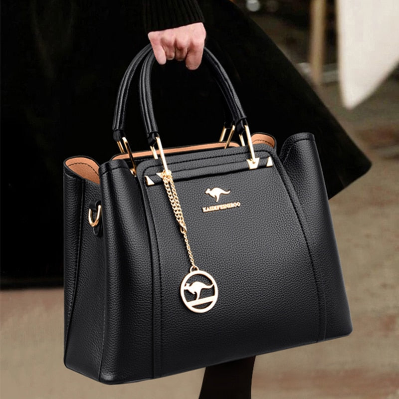 Klassische Ledertasche für Damen