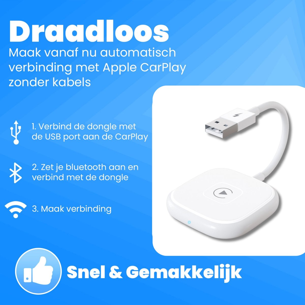 Adaptador inalámbrico Carplay USB-C