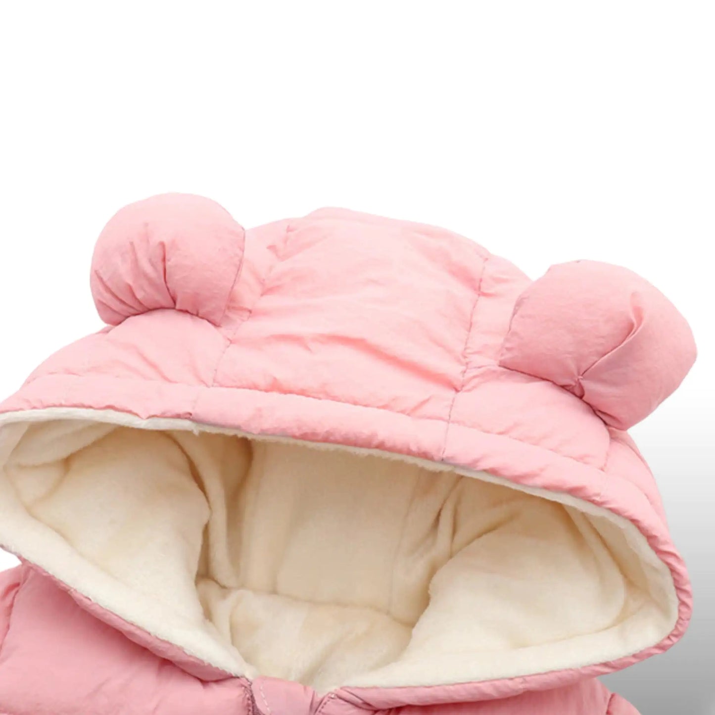 Baby Winter Overall mit Kapuze, Strampler Schneeanzug