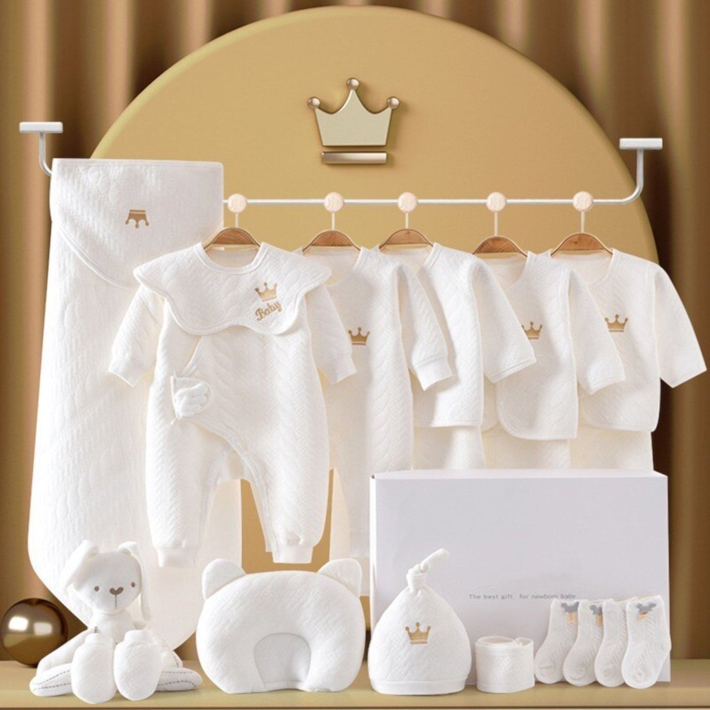 Luxuriöses Set für Neugeborene