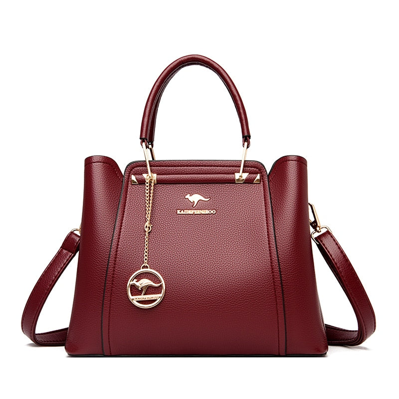 Classic leather bag for women