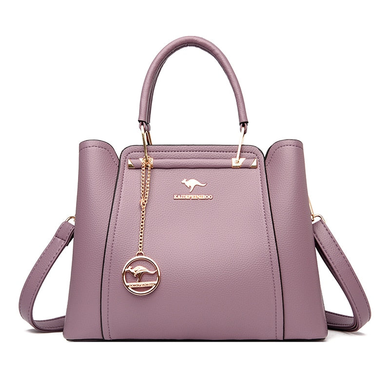 Classic leather bag for women
